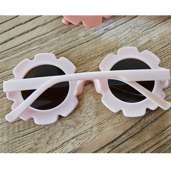 Girls Flower Neutral Pinks and Orange Sunglasses Bundle New - Picture 4 of 4